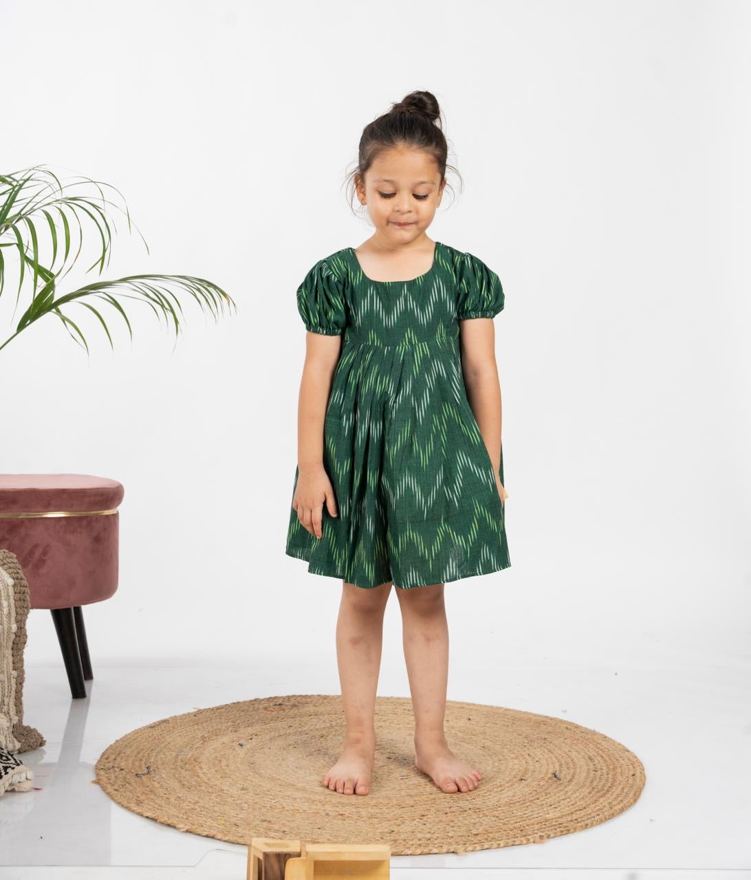 Woodland Green Dress